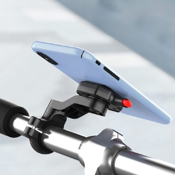 Universeel Telefoonhouder voor Fiets | Scooter | Motor met Magnetisch Kliksysteem - LB577