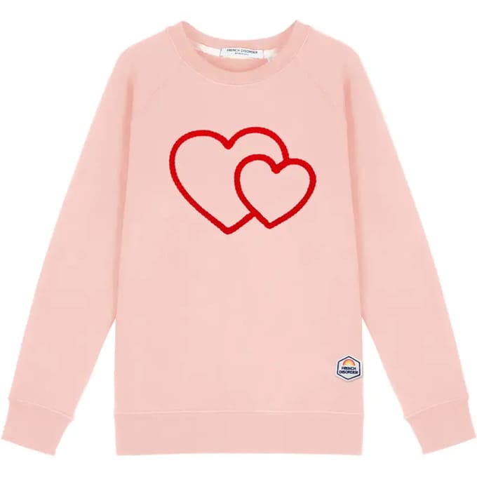 Meisjes sweatshirt French Disorder Duo Heart