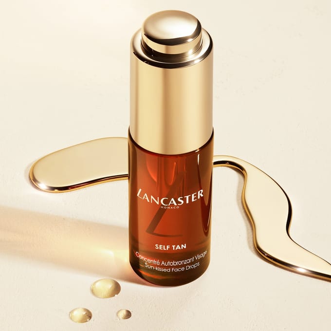 Lancaster Self Tan Sun-Kissed Face Drops 15Ml + Sun Perfect Illuminating Cream Spf50 Bundle