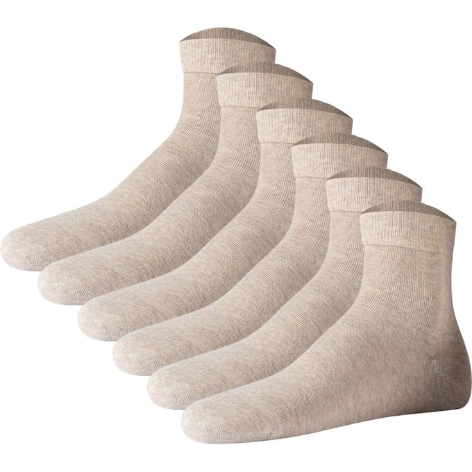 JOOP! Sokken Unisex premium essential cotton Quarter 6p Set van 6