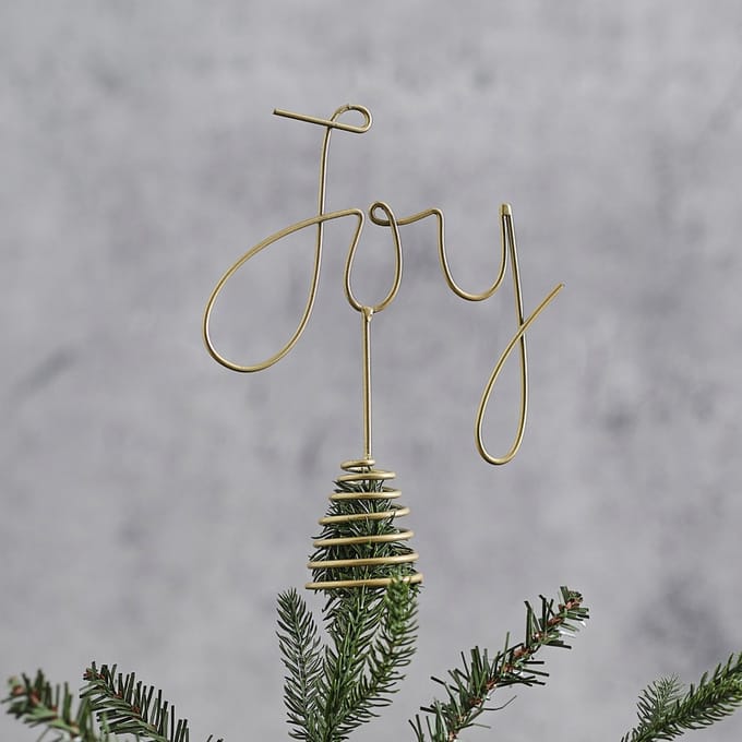 Kerstboom Topper - Joy