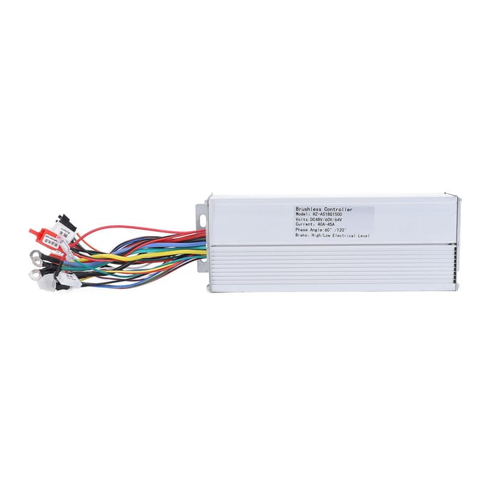 48V 60V 64V 1500W Contrôleur de Scooter Électrique Contrôleur de Moteur Sans Balais Intelligent Remplacement en Alliage d'Aluminium white