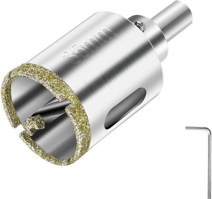 Allecto - Diamant Boor - Precisie Centering Boor - Geschikt voor Glas