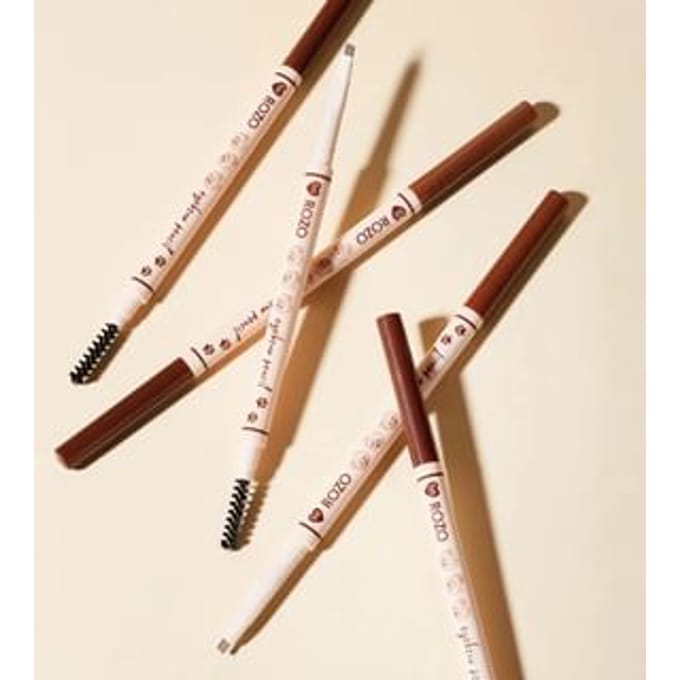 ROZO - Smart Beautiful Puppy Eyebrow Pencil - 5 Colors N504# Milk Tea Grey - Triangular Tip - 0.13g