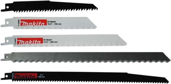 Makita P-83951 Recipro starterset uni 5-delig 5 stuk(s)
