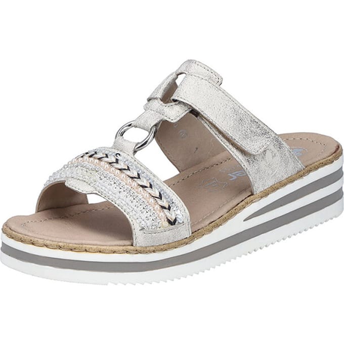 Rieker -Dames - goud - slippers & muiltjes - maat 42
