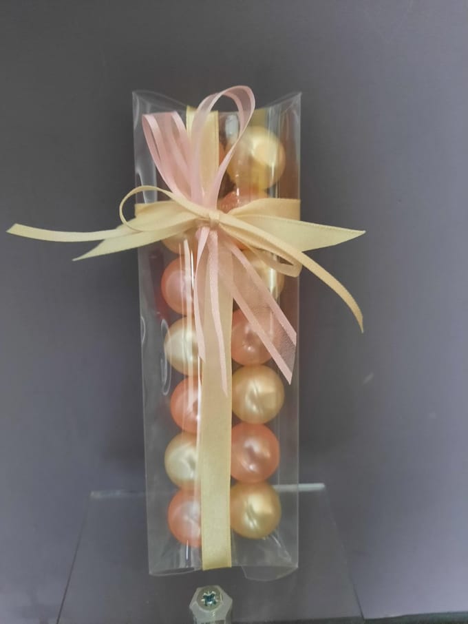 Badparels rozen - vanille 14 stuks -geschenkverpakking - verjaardag - moederdag - kerst geschenk