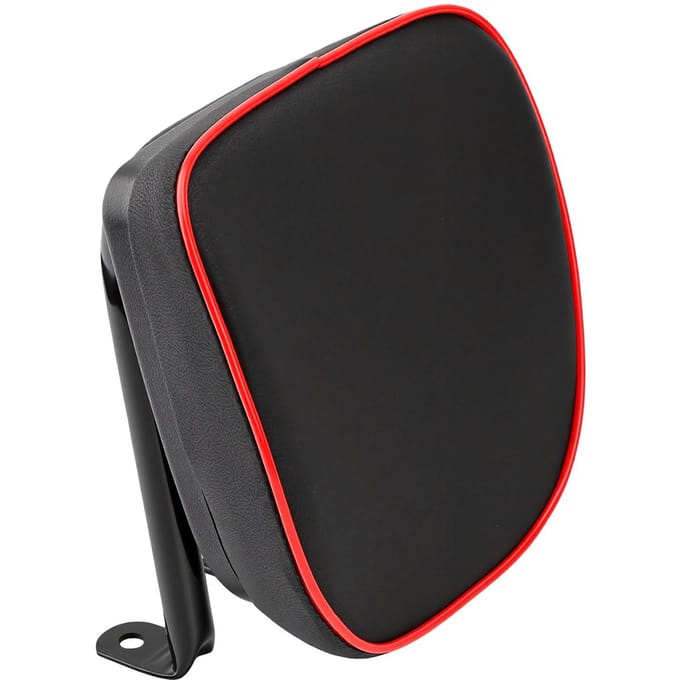 Dossier de quad Mousse PU Souple Imperméabilisation Dossier Passager Sissy Bar pour Quad Scooter Cruiser Cyclomoteur black