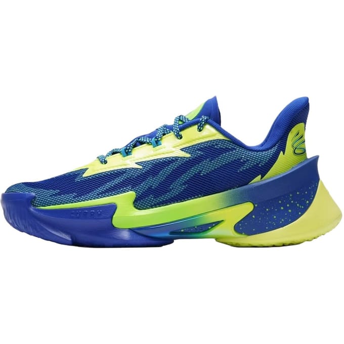 Chaussures de Basketball Under Armour Série CURRY 7 Unisexes Bleu Vert 42 blue
