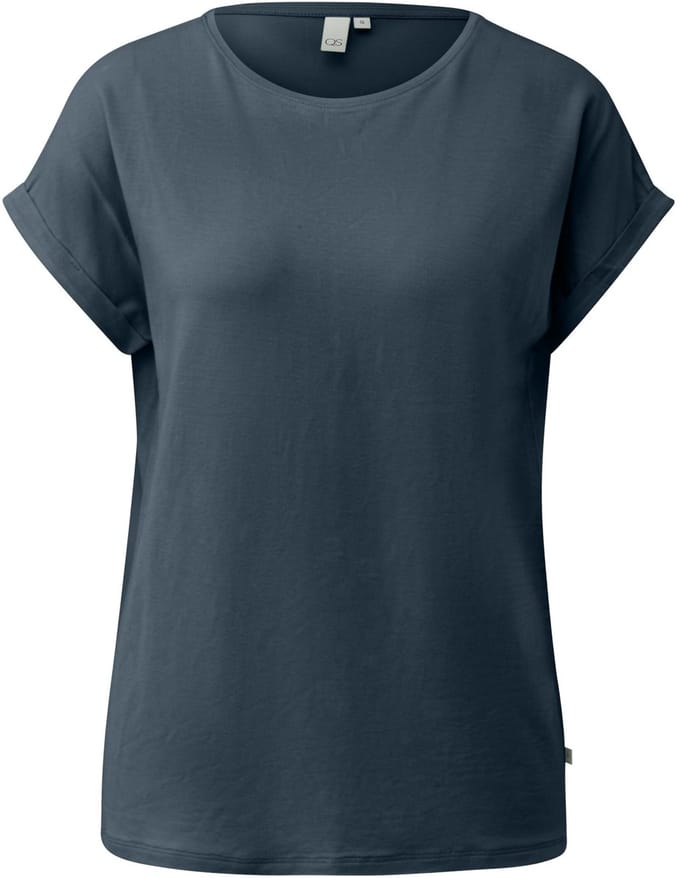 Q/S designed by - Dames t-shirt - Maat M - Vrouwen - Roze - Lyocell