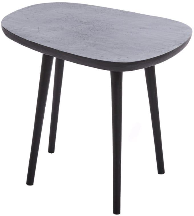Light & Living - Bijzettafel PUNO - 48x32x37cm - Zwart