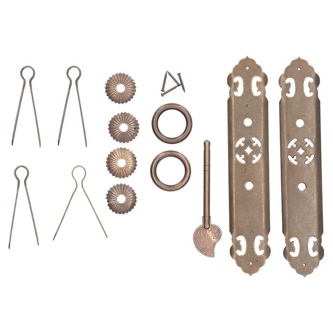 Deurklink in Chinese stijl Retro Rechte Stang Holle Handgreep Lade Kast Hardware Beslag