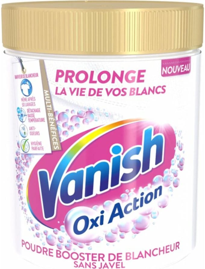 Vanish - Oxi Action - Witte Was Vlekverwijderaar - Poeder - 940gram