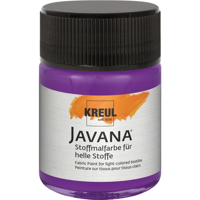 KREUL Javana Textielverf voor lichte stoffen - Violet