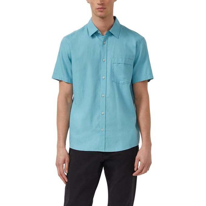 s.Oliver  Shirts Blue Aqua Größe: S | Casual hemden Outlet | Herren | Blau