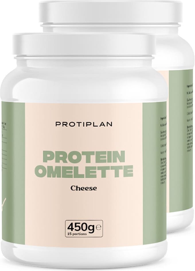 Protiplan - Protein Omelette Cheese - 2 stuks - 2 x 450 g - Eiwitrijk - Low carb