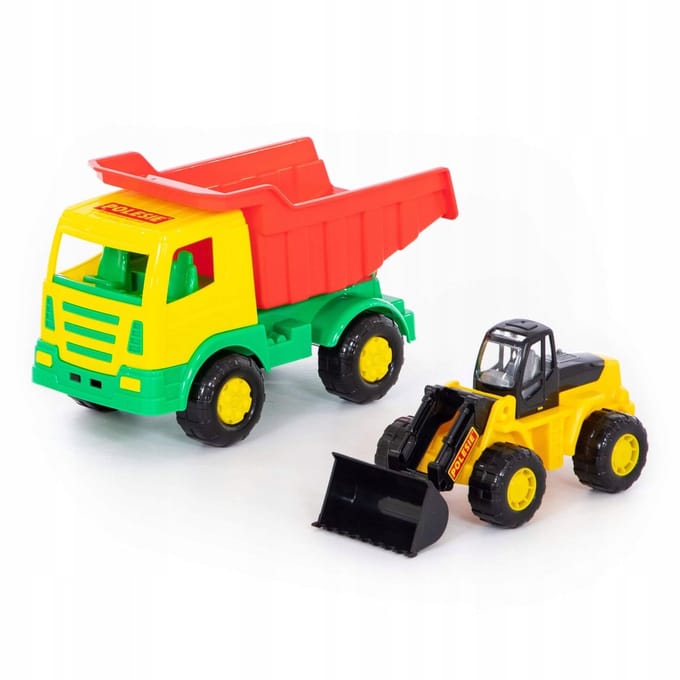 Grote Polesie Kiepwagen & Tractor Speelgoed 29,5 cm