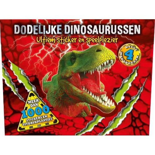 Dodelijke dinosaurussen Educatieve boeken (spelletjes en raadsels)