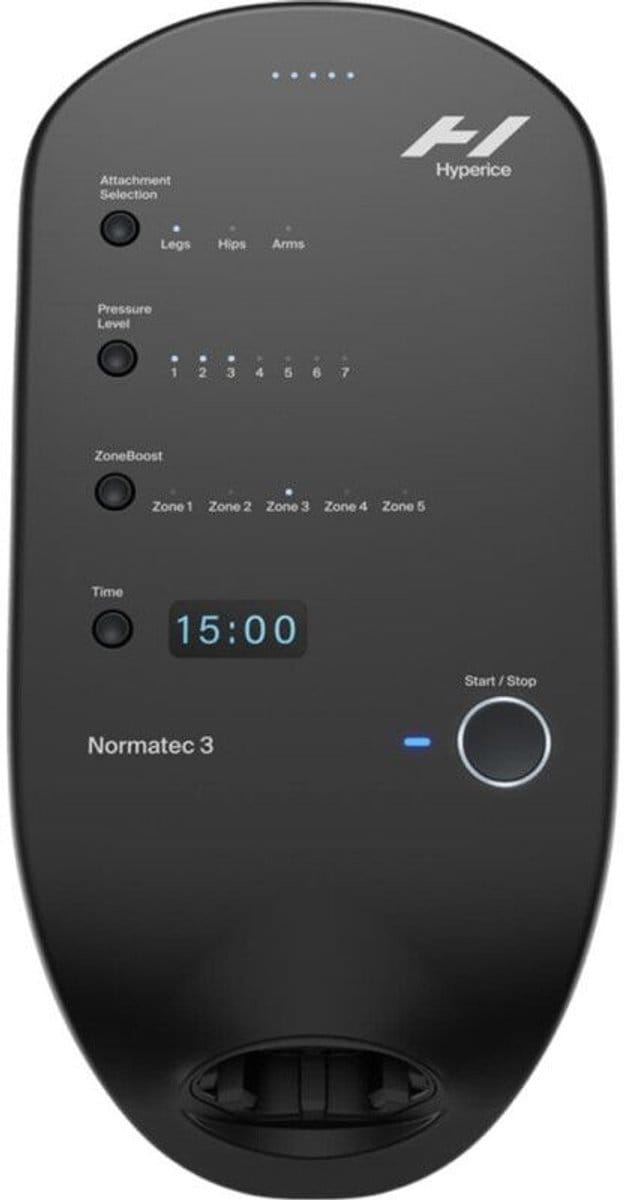 Hyperice Normatec 3 Control Unit Zwart – Bedieningseenheid voor Normatec Compressiesysteem – Bluetooth App – Zonder Attachments