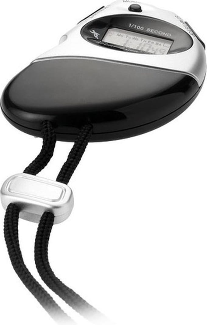 Sport stopwatch zwart