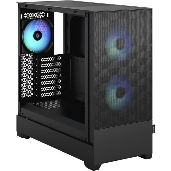 Fractal Design Pop Air RGB - Black TG Clear Tint - Case - Miditower - Transparent