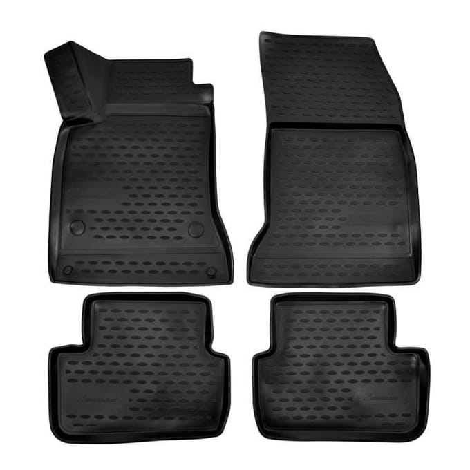 Tapis de sol en caoutchouc - Exclusive - Mercedes Classe GLA X156 - 4 pièces - Imperméable - Antidérapant
