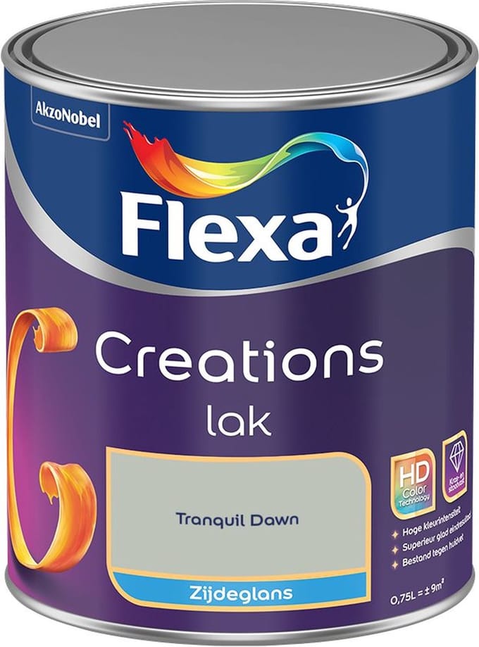 Flexa - Creations Lak Zijdeglans - Tranquil Dawn - Mengverf - 750 Ml