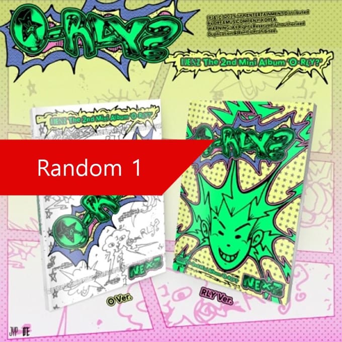 NEXZ – O-RLY? (O Ver. / RLY Versie) Random 1pcs red