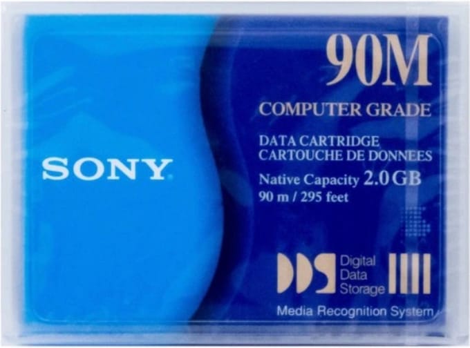 SONY DG90M DDS 2/4GB 4MM 90M Data Cartridge