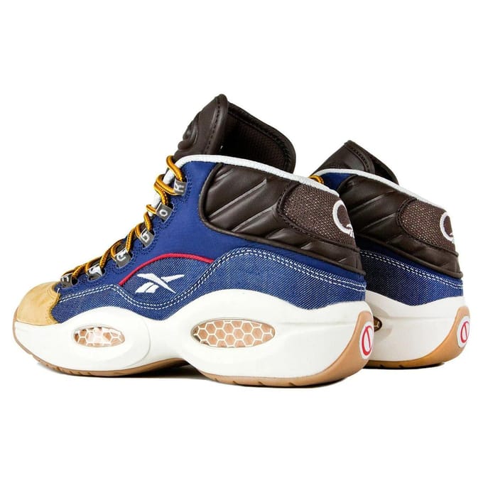 Reebok Question Mid Dress Code Baskets Unisexe Bleu Bleu-Encre Concord AR0252 40.5 black