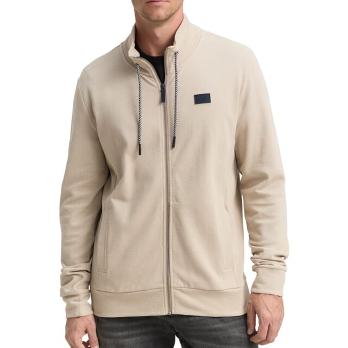 Tom Tailor Ultralicht sweatjack met opstaande kraag