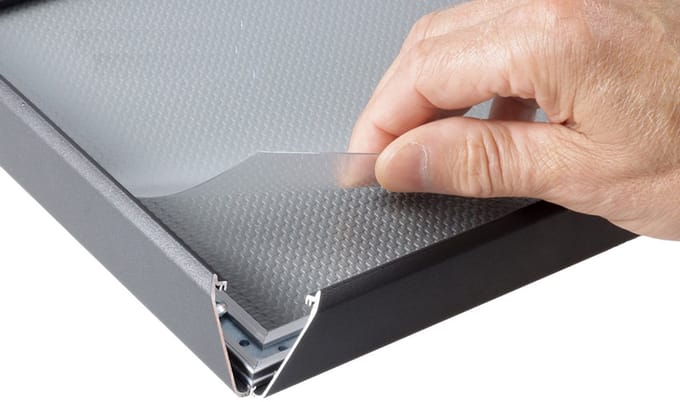 Transparante PVC sheet 0,7mm A0 841x1189