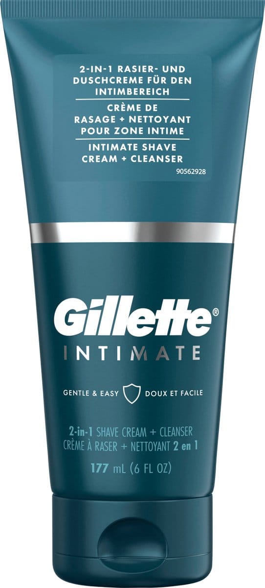 Gillette Intimate - 2-In-1 Scheercrème & Reiniger - Voor Intieme Zone - 150 ml