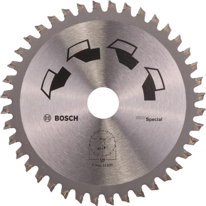 Bosch Accessories Special 2609256884 Hardmetaal-cirkelzaagblad 130 x 20 mm Aantal tanden: 40 1 stuk(s)