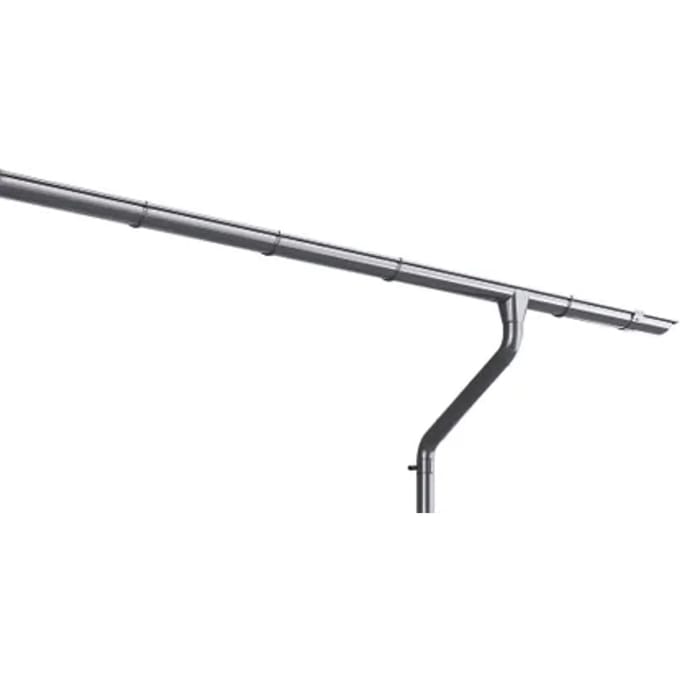 Weka Dakgootset - Verzinkt Staal - Zilver - Breedte 650cm - Voor Plat Dak