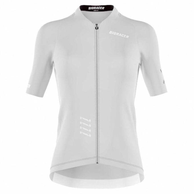 Bioracer Icon Korte Mouw Wielertrui Grijs XL Vrouw