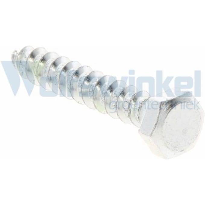 Hoenderdaal houtdraadbout gegalvaniseerd 8 x 50 mm din 571 - doos à 200 stuks
