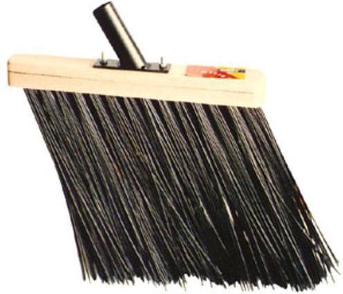 Vero Bedr. Bezem Zwart Nylon 31cm.