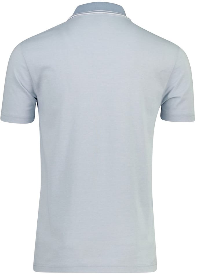 Lichtblauw poloshirt Boss Orange Peoxfordnew 2-knoops