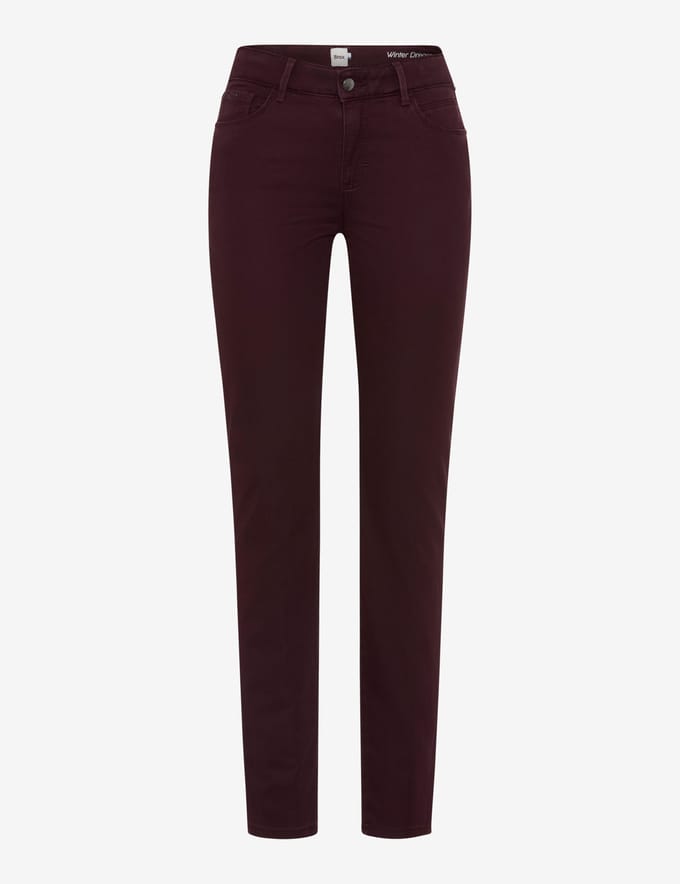 Brax Dames Broek  Style MARY BLACKBERRY VIOLET, donkerpaars, maat 34K