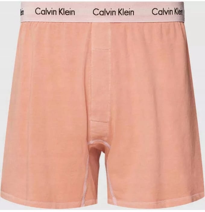 Calvin Klein - Heren Boxers - XL - Oranje - Met Logo