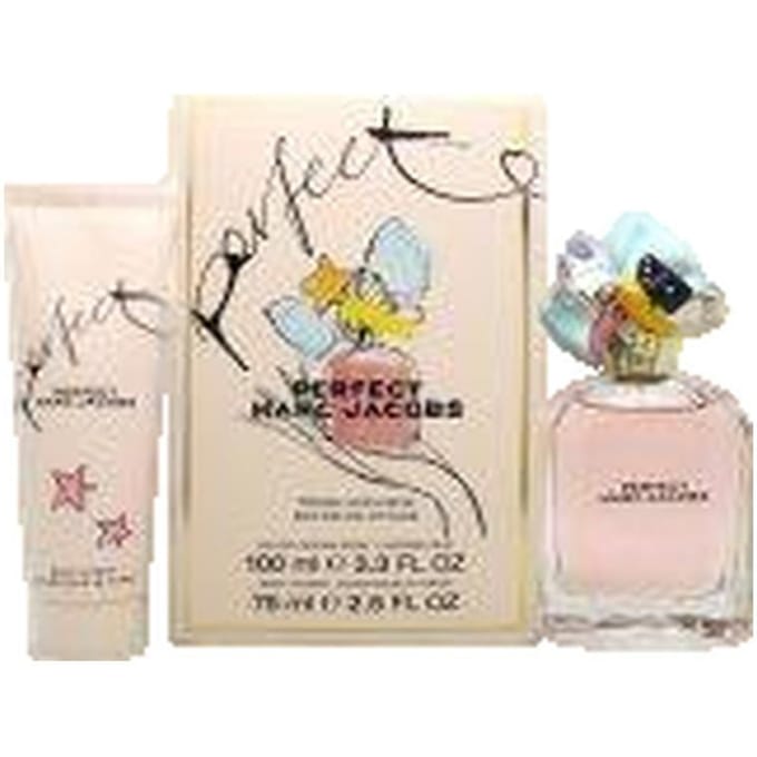Marc Jacobs Perfect Giftset - 100 ml eau de parfum spray + 75 ml bodylotion - cadeauset voor dames