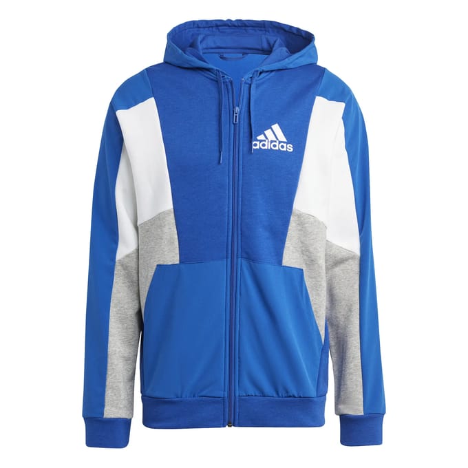 Sweatshirt capuchon met volledige rits adidas Essentials Colorblock