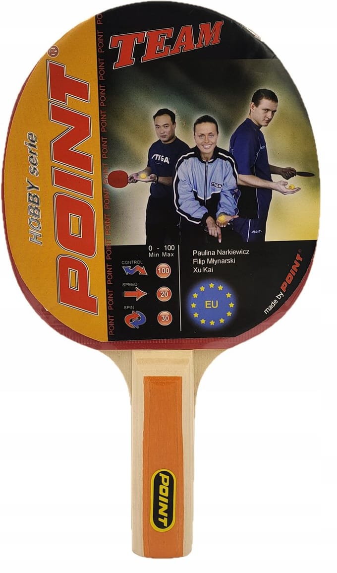 Tafeltennisbat POINT TEAM: Maximale Controle voor Beginners