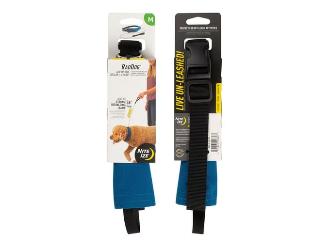 Nite Ize RadDog Halsband & Riem Blauw M