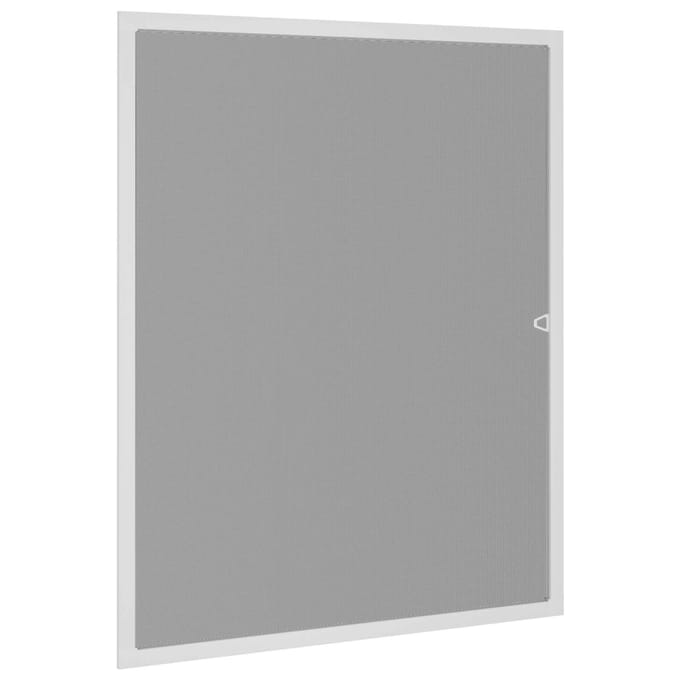vidaXL - Insectenscherm - voor - ramen - Wit - 110 - x - 130 - cm