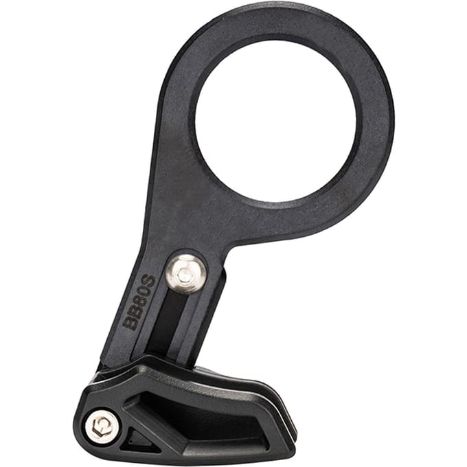 Fietskettinggeleider Nylon Direct Gemonteerd Kettingbeschermer voor Voorblad Enkel Kettingwiel Systeem BB08S black