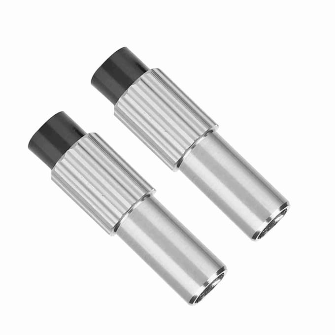 1 paar Fiets Remkabel Versnellingskabel Connector Lijn Regulator Afsteller Behuizing Dop Titanium gray