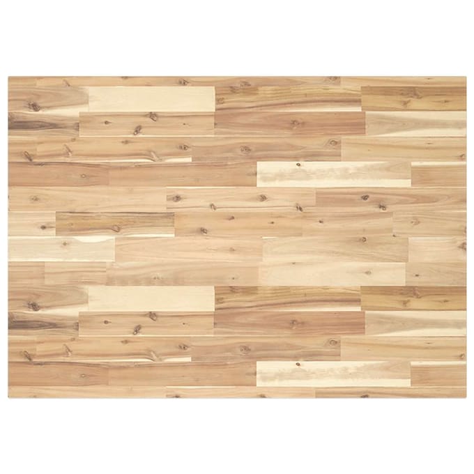 vidaXL - Bureaublad - 80x70x2 - cm - onbehandeld - massief - acaciahout