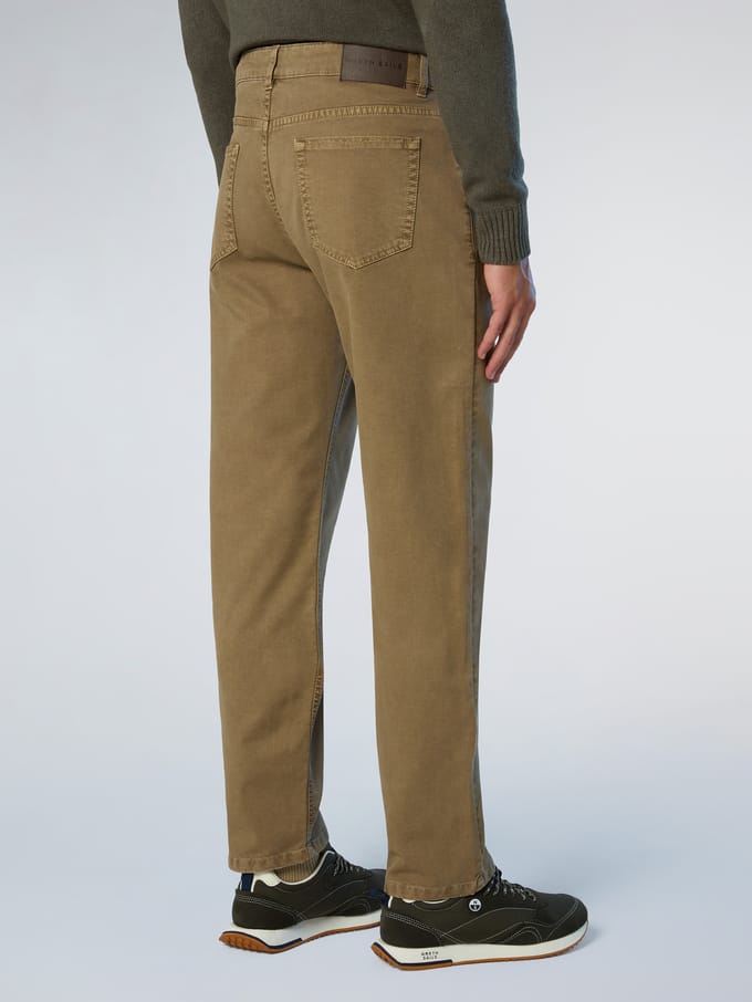 North Sails Broek Broken twill met 5-pocketstijl